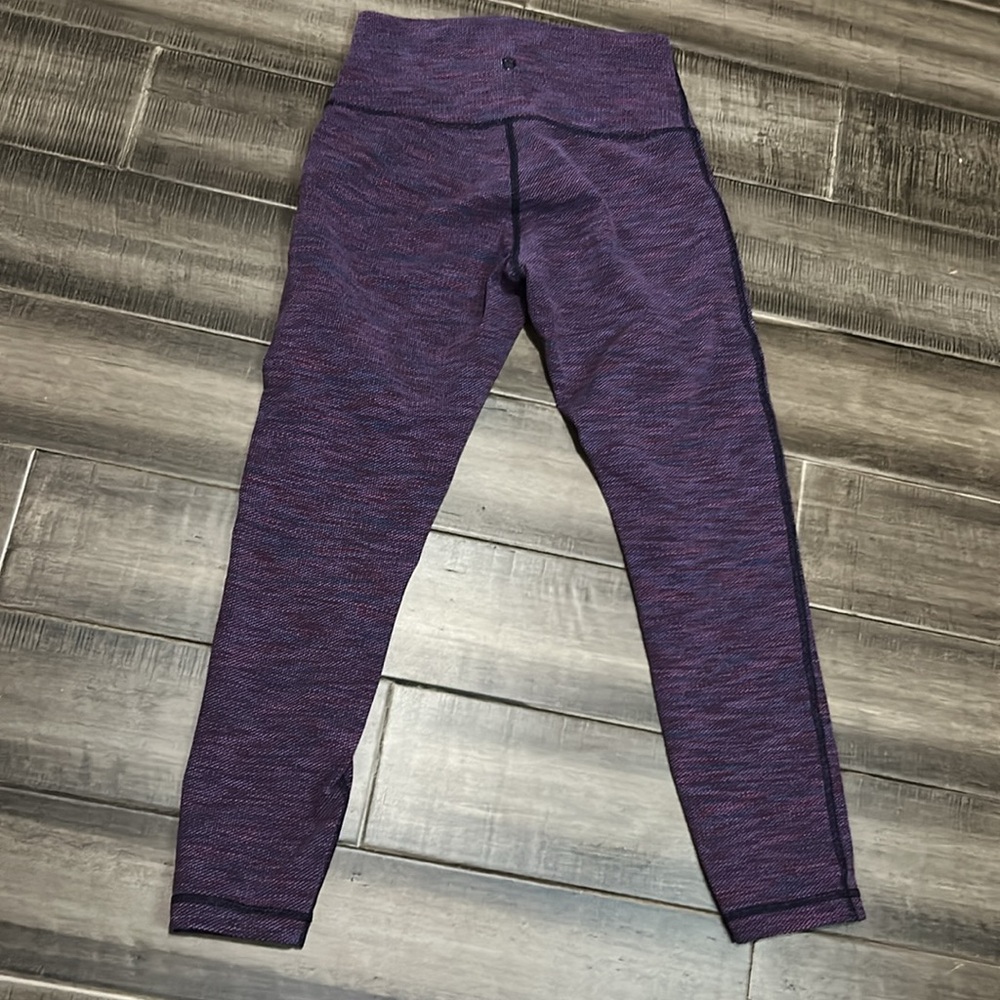 EUC Lululemon Wunder Under high rise crop - Picture 4 of 7